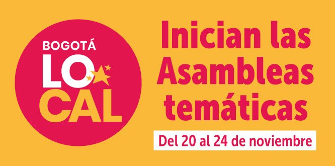 asambleas temáticas 1 El 20 de noviembre inician las Asambleas Temáticas en Engativá, proceso de la segunda fase de los Presupuestos participativos