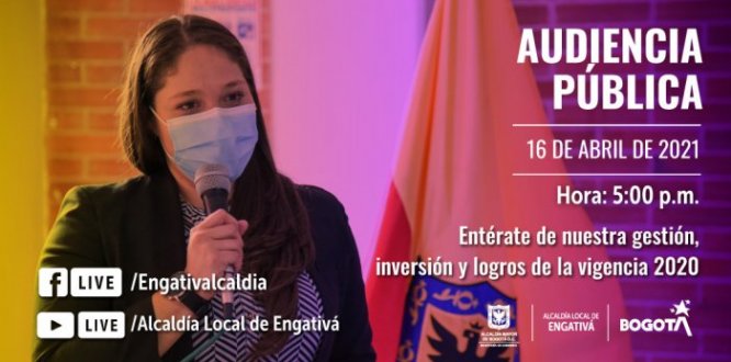 En Audiencia Pública el próximo 16 de abril Engativá rinde cuentas de la gestión 2020 Invitación Rendición de Cuentas Gestión 2020