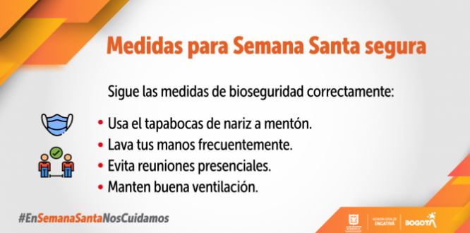 Medidas para la Semana Santa 