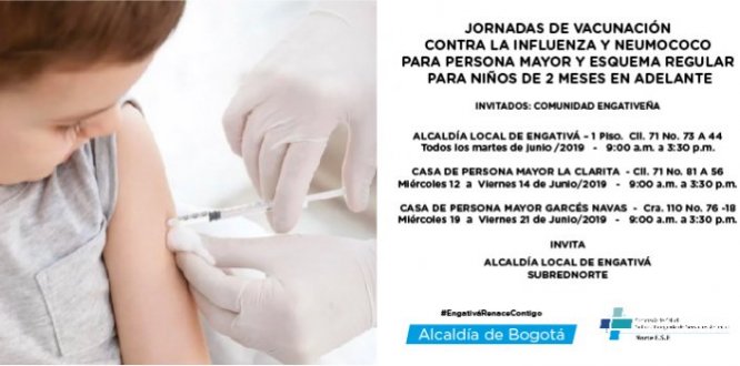 Jornada de vacunación mes de junio